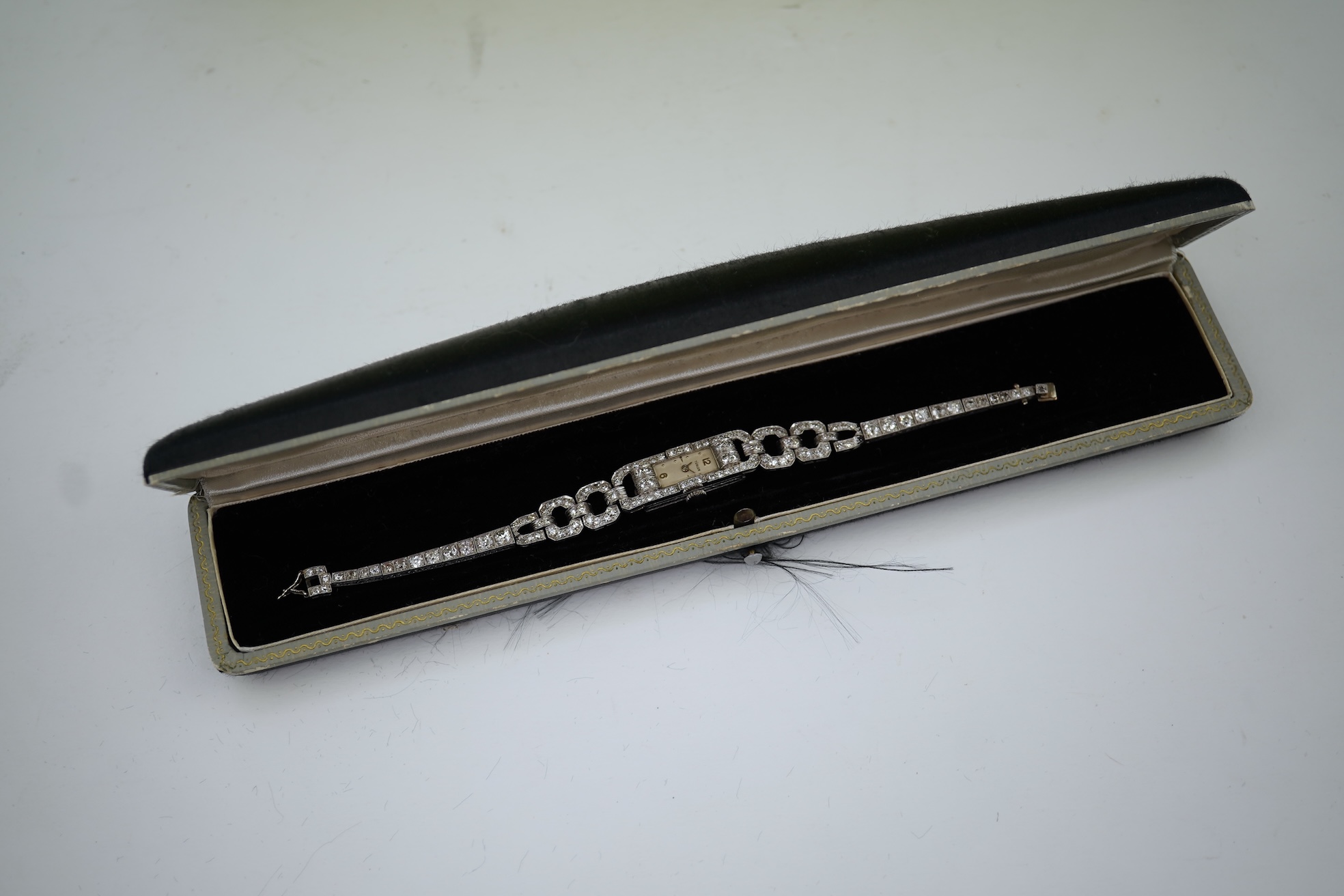 Türler, an Art Deco diamond cocktail watch, 1930s